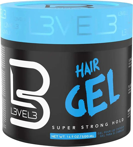 LEVEL 3- HAIR GEL SUPER STRONG HOLD 500ML - D' Mayra Beauty Supply 