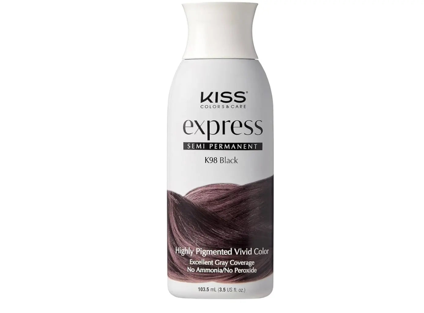 KISS EXPRESS SEMI- PERMANENT COLOR- BROWN - D' Mayra Beauty Supply 