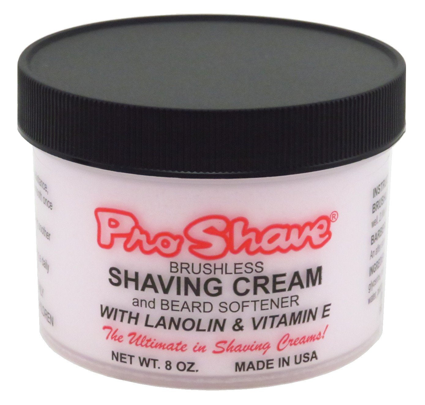 PRO-SHAVE BRUSHLESS SHAVING CREAM & BEARD SOFTNER- 8oz - D' Mayra Beauty Supply 