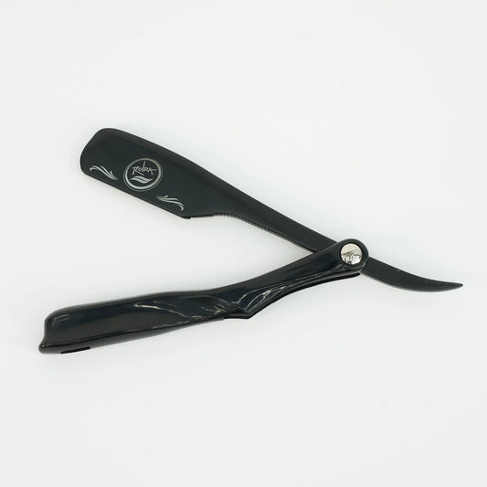 ROLDA STRAIGHT RAZOR HOLDER METAL- BLACK - D' Mayra Beauty Supply 