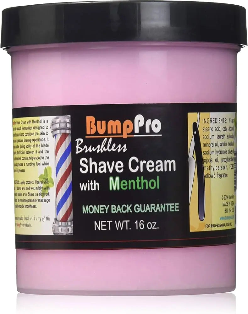 BUMP-PRO- SHAVE CREAM +MENTHOL - D' Mayra Beauty Supply 