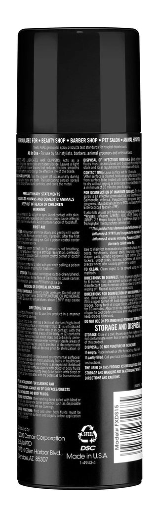 BaBylissPRO All in One Clipper Spray 15.5oz #FXDS15