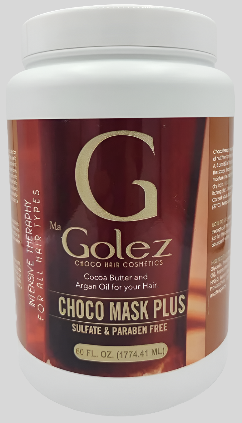 GOLEZ CHOCO-HAIR COSMETICS- CHOCO MASK PLUS 60oz - D' Mayra Beauty Supply 
