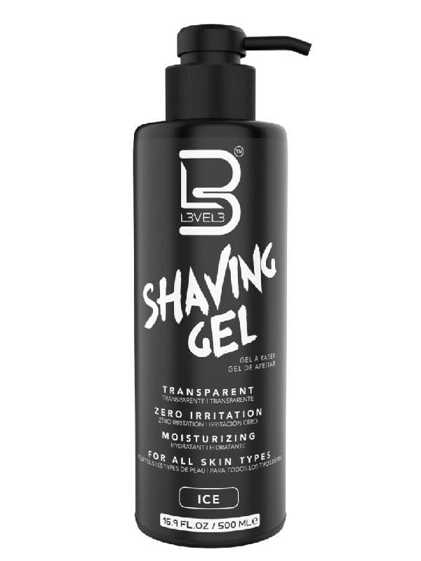 L3VEL3 Transparent Shaving Gel 500ml