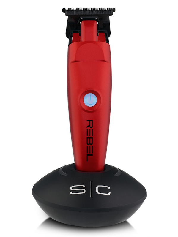 Rebel Cordless Hair Clipper and Trimmer Combo #SC203R - Red