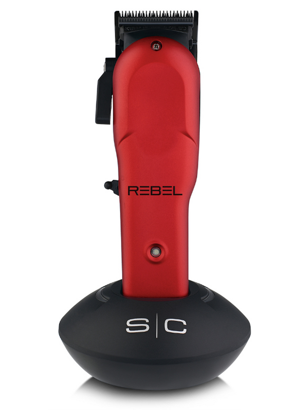 Rebel Cordless Hair Clipper and Trimmer Combo #SC203R - Red