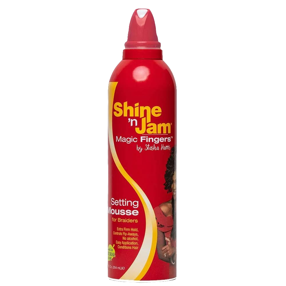 Shine-N-Jam Magic Fingers Setting Mousse For Braiders